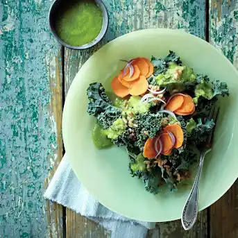 Simple Kale Salad {Best Recipe} - Two Peas & Their Pod