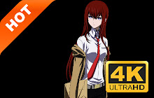 Makise Kurisu New Tab HD Wallpapers Theme small promo image