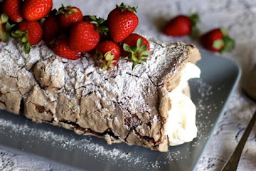 Christmas chocolate roulade recipe