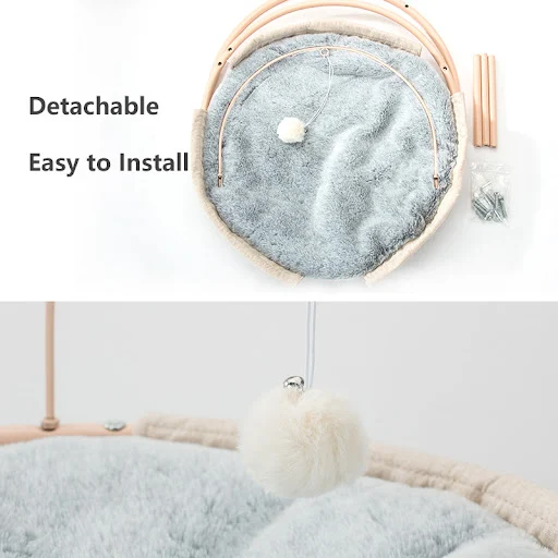 SHUANGMAO Cat Bed House Pet Small Cats Hammock Beds Mat for Kitten Window Lounger Indoor Nest Kennel Sleeping Puppy Cush