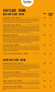 Chai Waale menu 3