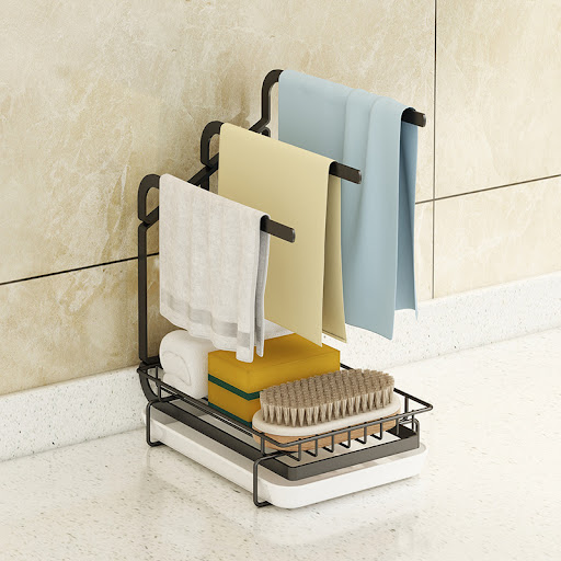 Title 5, Kitchen Removal Wipe Rack Countertop Sink Drain...