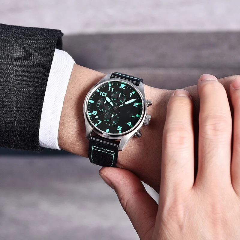 Title 9, Montre homme quartz tendance, luminescente la n...