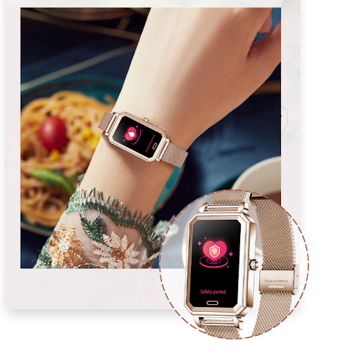 Title 3, Ladies Smart Watch Heart Rate Blood Oxygen Heal...