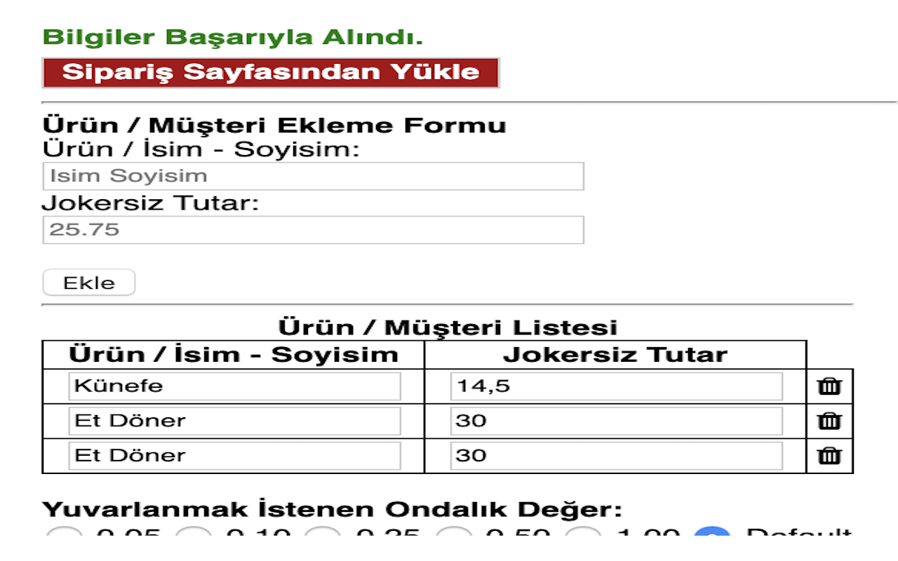 Yemeksepeti Joker Hesaplayici Preview image 4