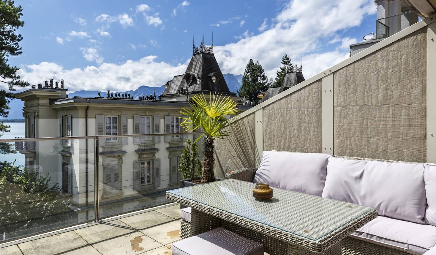 Apartment with terrace Montreux