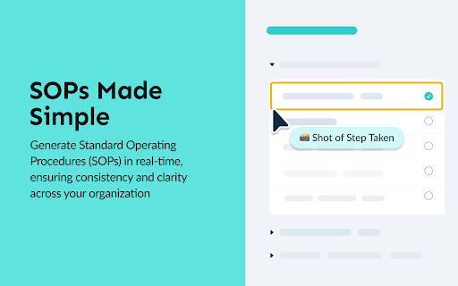 Shots by Waybook — Instant Process Guides