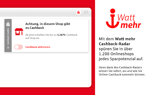 Watt mehr Cashback-Radar