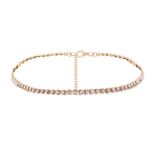 Title 4, Temperament necklace with diamonds female clavi...