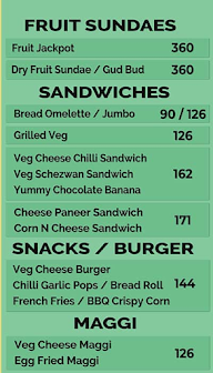 The Lassi Corner menu 1