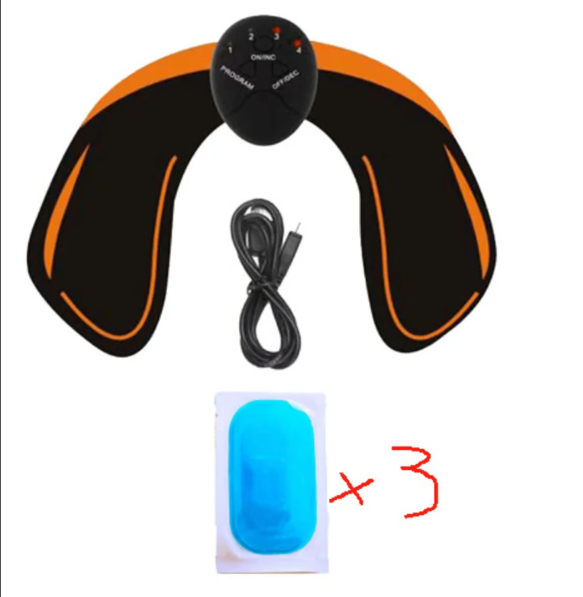 EMS Hip Muscle Training Stimulator Trainer Abs Fitness Massager Buttocks Butt Lifting Trainer Slimming Weight Loss Massa