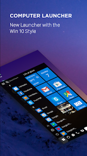 Computer launcher PRO 2019 for Win 10 themes Screenshot