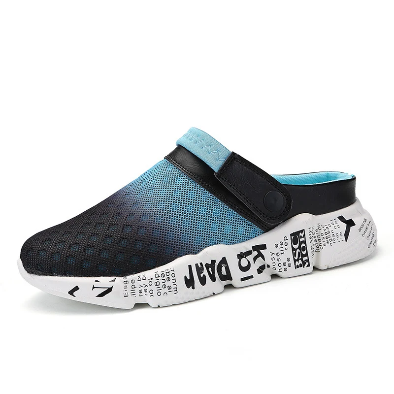 Men's Summer Beach Shoes Half Slippers Flip-flops Hole Shoes lightweight comfortable water-friendly sandals perfect for 