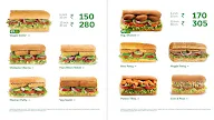 Subway menu 1