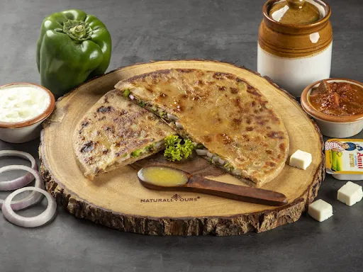 Olive Oil Paneer Do Pyaza Paratha