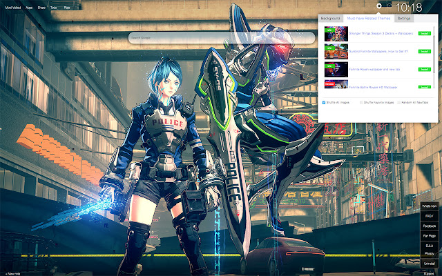 Astral Chain Wallpapers and Tab Theme