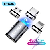 Đầu Chuyển Đổi Từ Tính Elough Cổng Micro Usb / Type C Sang Micro Ios Type C