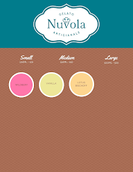 Nuvola Gelato menu 2