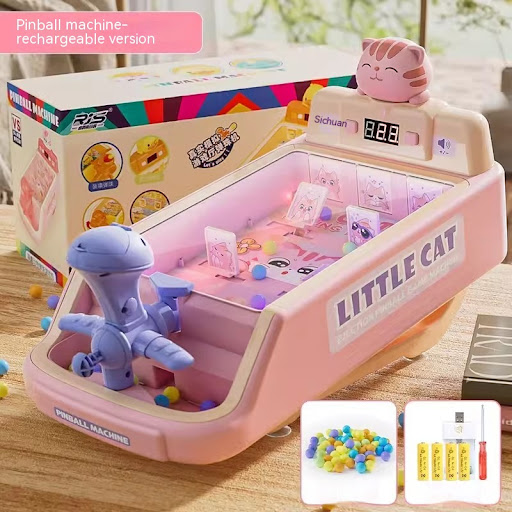 Title 5, Childrens Dinosaur Pinball Machine Electric Sh...