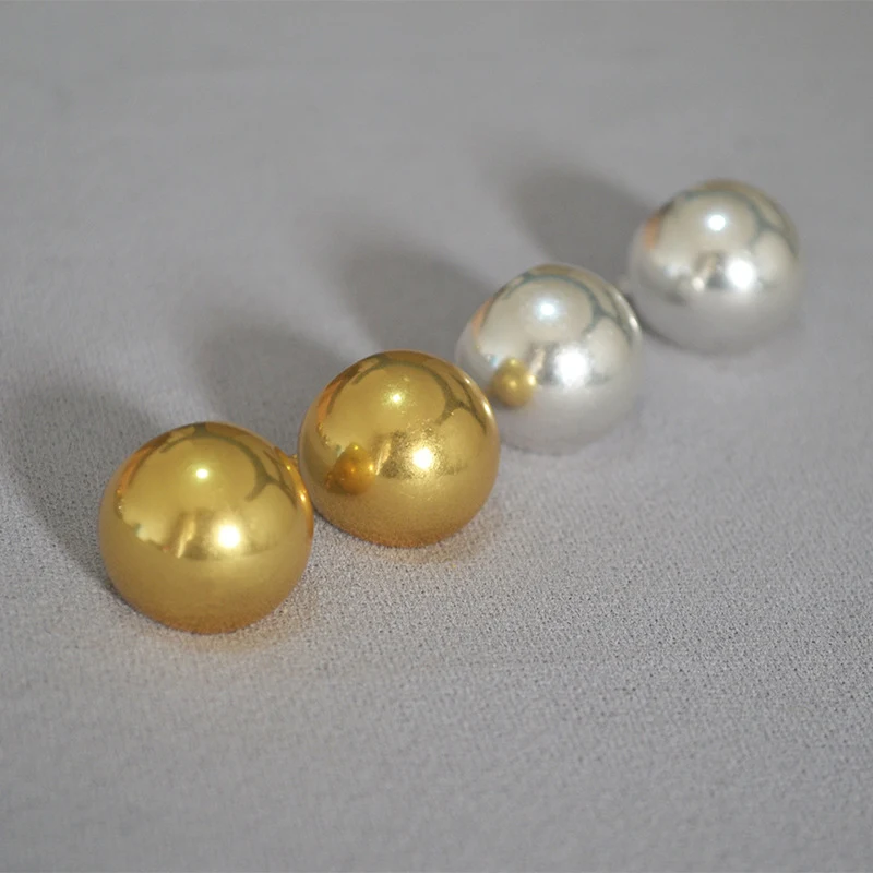 Title 3, Vintage dames oorbellen met holle ronde bal, ee...