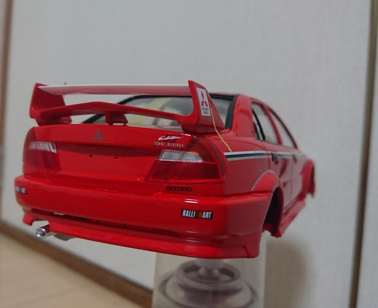 ランサーエボリューションのランエボ・プラモデルに関するカスタム事例の投稿画像2枚目