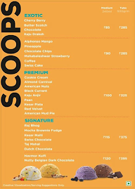 Vikas Ice Gola menu 2