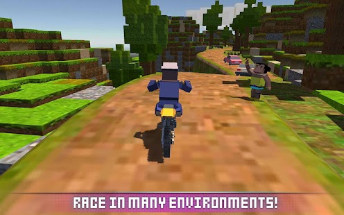  Blocky Motorbike SIM 2017 screenshot