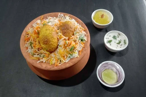 Egg Hyderabadi Handi Dum Biryani [kilogram]