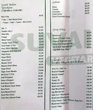 Suvai Restaurant Veg menu 1