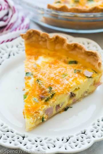 Easy Quiche Recipe - Spend With Pennies