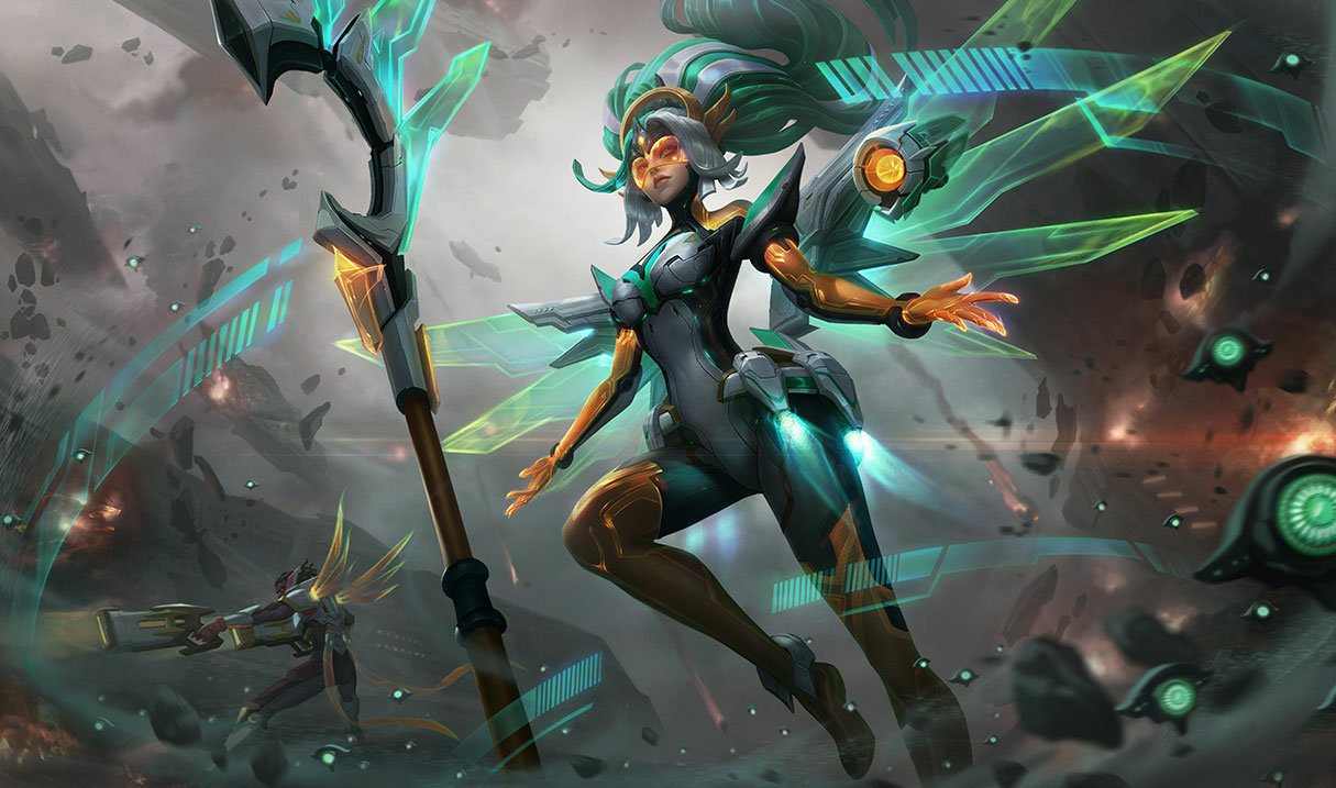 Cyber Halo Janna does not need much in terms of VFX updates, but other skins badly do.