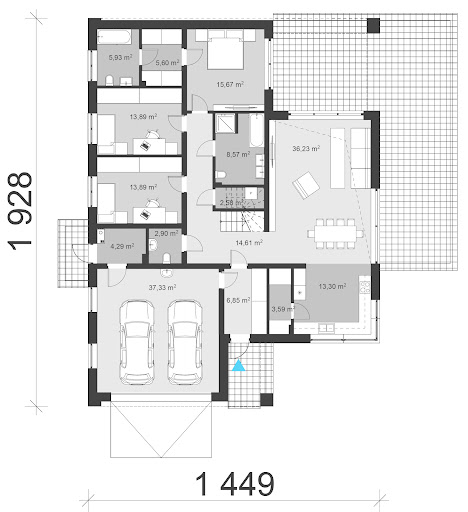 UA245 - Rzut parteru