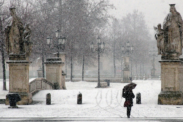 Neve in Prato della valle di Zaporogo