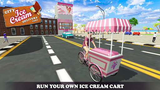 Screenshot City Ice Cream Delivery Cart