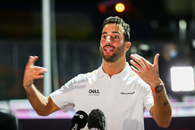 Daniel Ricciardo during previews for the F1 Grand Prix of Saudi Arabia at Jeddah Corniche Circuit on December 2 2021.