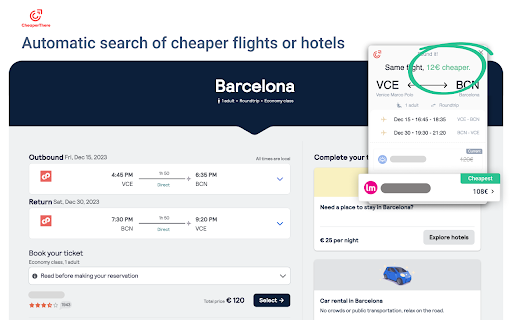 CheaperThere | Ofertas de vuelos y hoteles baratos