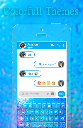Rainy Glass Keyboard Theme