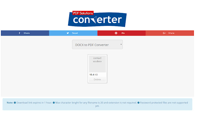 Docx to PDF Converter