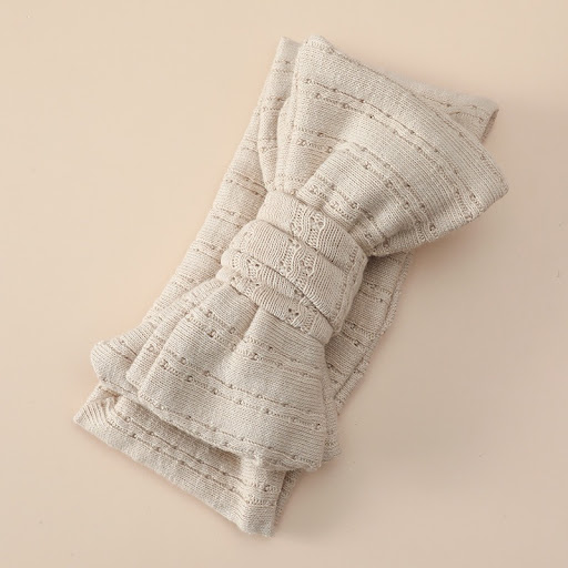 Title 4, Cute Bowknot Cotton Elastic Baby Hair Band for ...