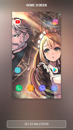 Lock Screen Overlord Albedo Wallpaper - Gambarku