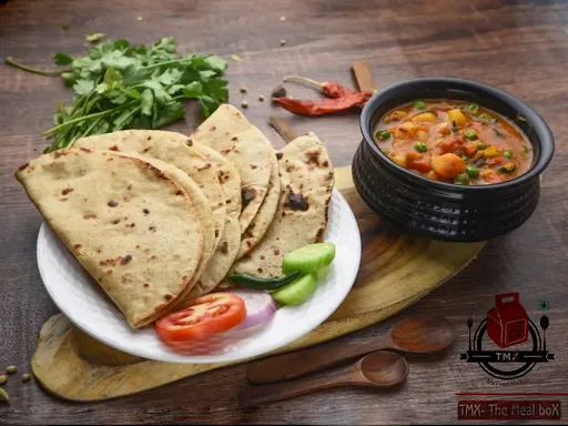 Tawa Chapati With Paneer Masala