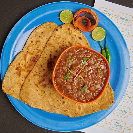 Chole Masala With Tawa Parathas (Stay Safe)