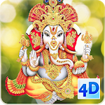 Cover Image of डाउनलोड 4D गणेश लाइव वॉलपेपर 5.0 APK