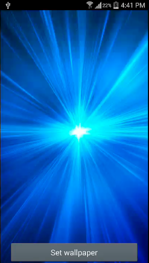 Blue Lasers Live Wallpaper