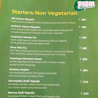 Babai Bhojanam menu 4