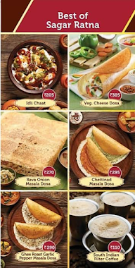 Sagar Ratna menu 1
