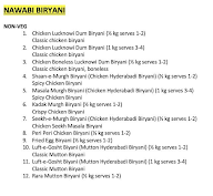 Nawabi Biryani menu 3