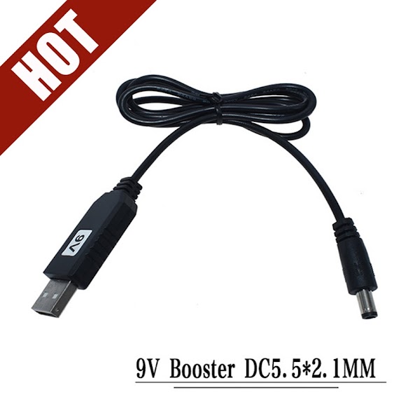 Dây Cáp Tăng Áp Usb Dc 5V Sang Dc 5V 9V 12V Kích Thước 2.1X5.5Mm Chuyên Dụng