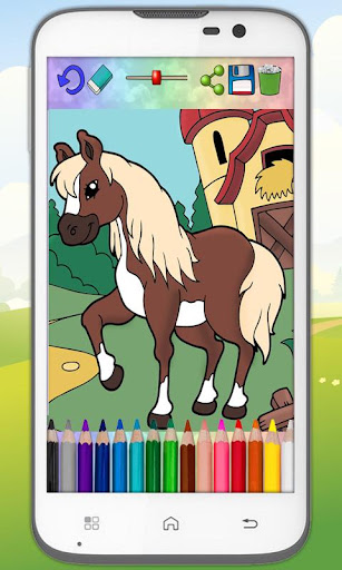 免費下載娛樂APP|Coloring horses and ponies app開箱文|APP開箱王