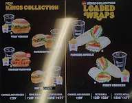 Burger King menu 1